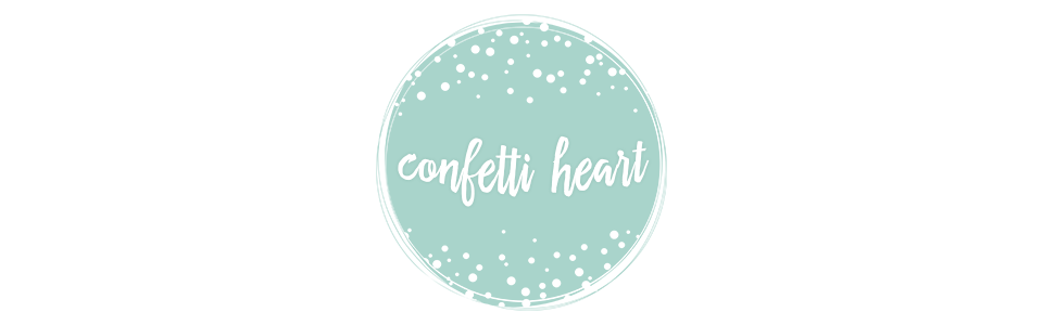 Confetti Heart SCRAPBOOKING Flohmarkt