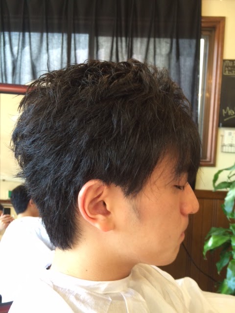 Happiness Hair Men Sカット ツーブロックスタイルです