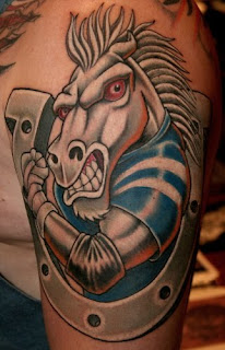 Colts Tattoo Ideas - Colts Tattoo Design Photo Gallery
