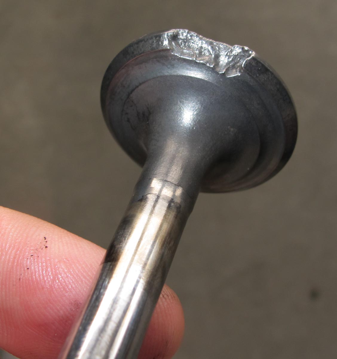 When engines run too fast, or too lean . . . valves break JE Robison