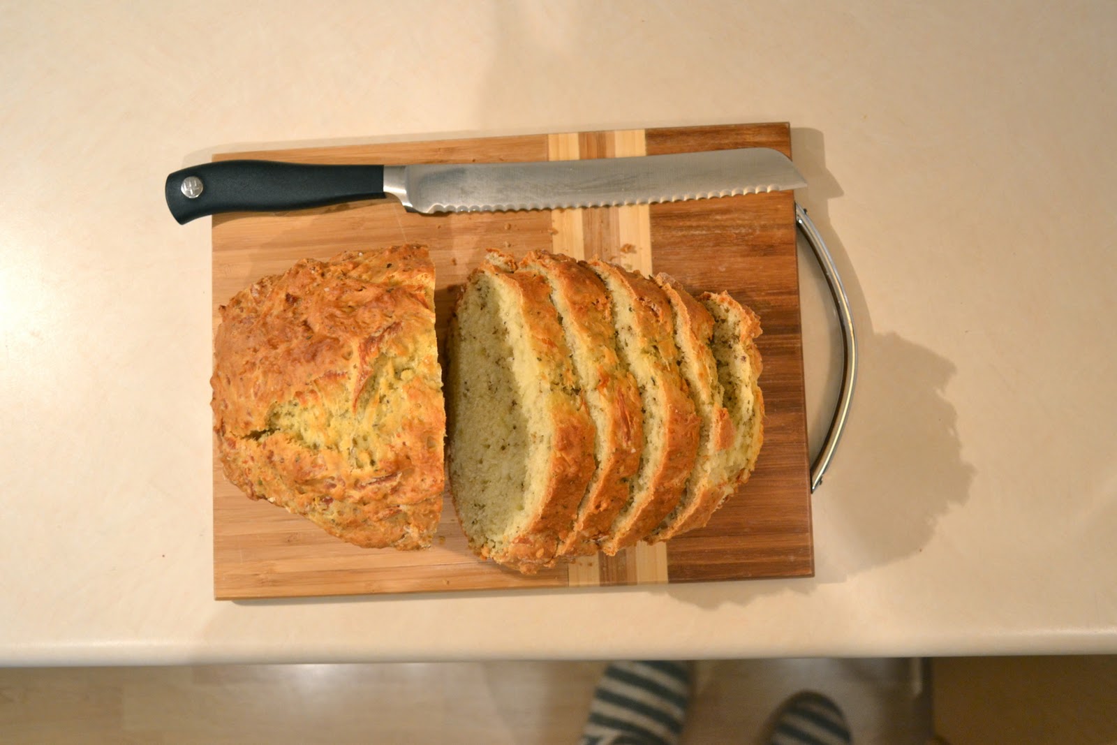 herb & cheese buttermilk quick bread the baked life