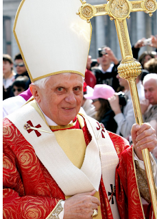 Pope Benedict evil smile ? 