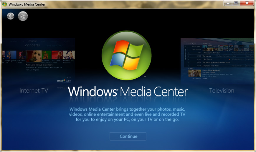 Скачать программу media center для windows 7