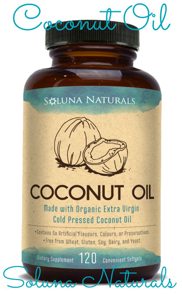 GlamRiver Organic Extra Virgin Coconut Oil Softgels by Soluna Naturals