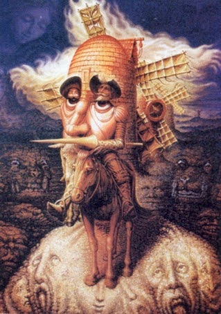 Miguel de Cervantes y el Quijote de la Mancha VISIONES+DEL+QUIJOTE,+POR+OCTAVIO+OCAMPO