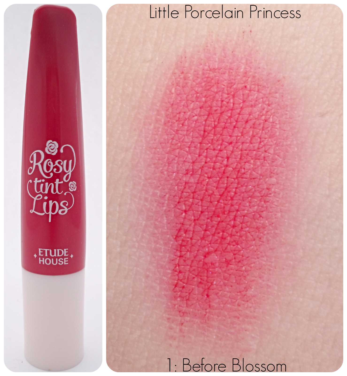 Little Porcelain Princess Review Etude House Rosy Tint Lips