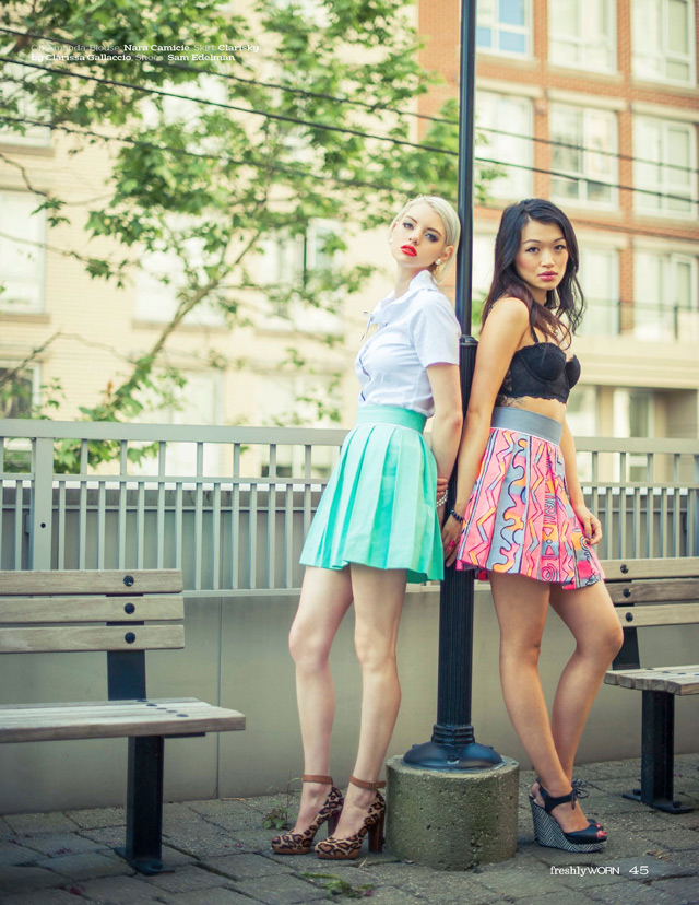 jasmine Zhu and amanda matheson modelling, vancouver fashion blog