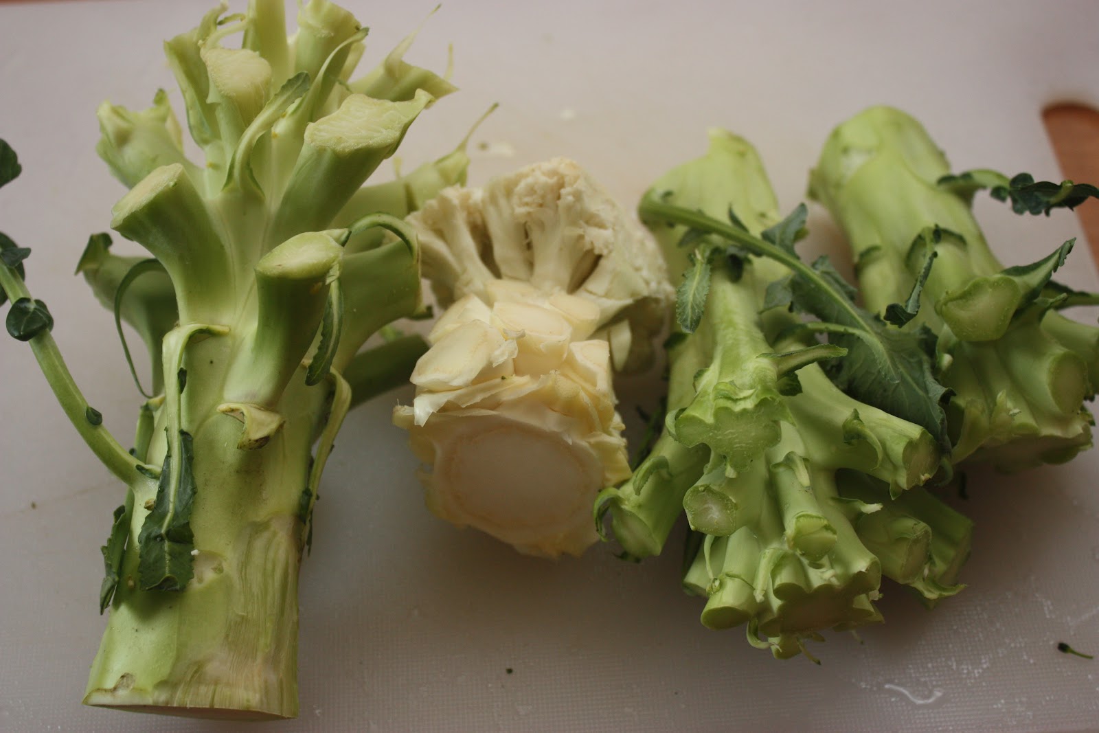 Broccoli Cauliflower Stalk Soup Polish Housewife