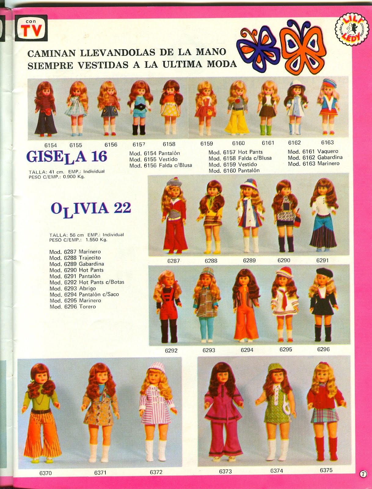 muñeca lorena lili ledy