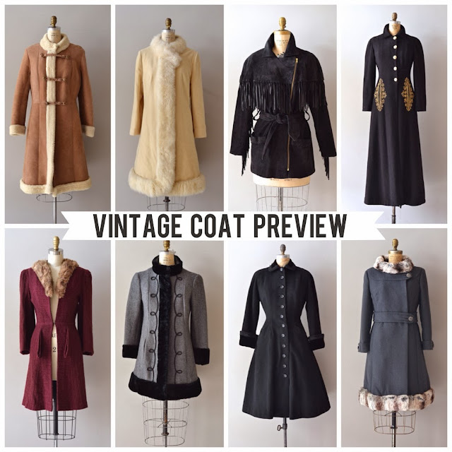 dear golden vintage Vintage Coats a sneak peek