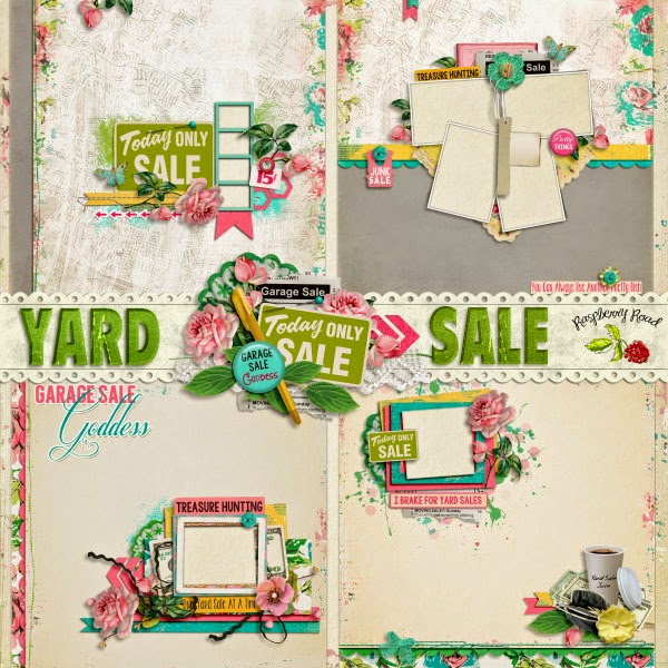 Raspberry Road Designs Yard Sale Scrapbook Collection & Freebie