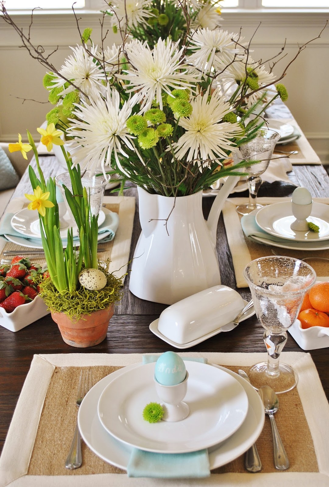 Sophia's CottageInspired, Casual Easter Brunch and Spring Tablescape
