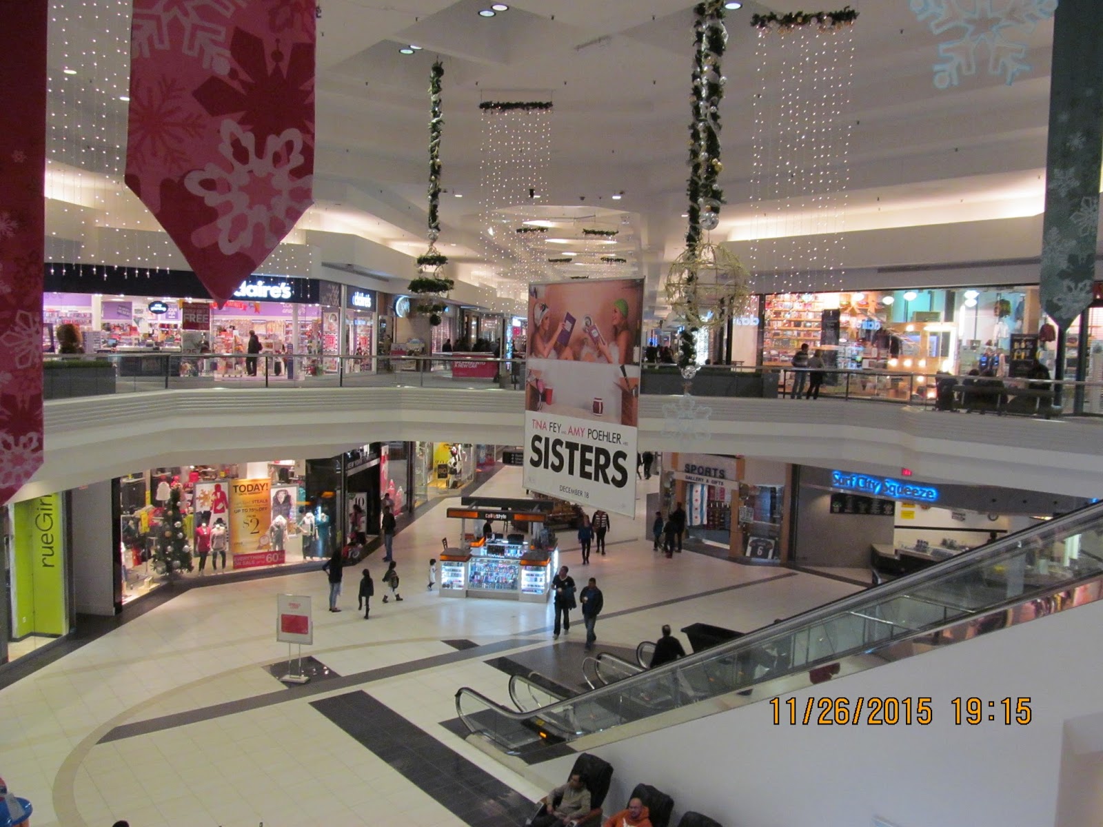 Trip to the Mall Christmas at Woodfield Mall 2015!