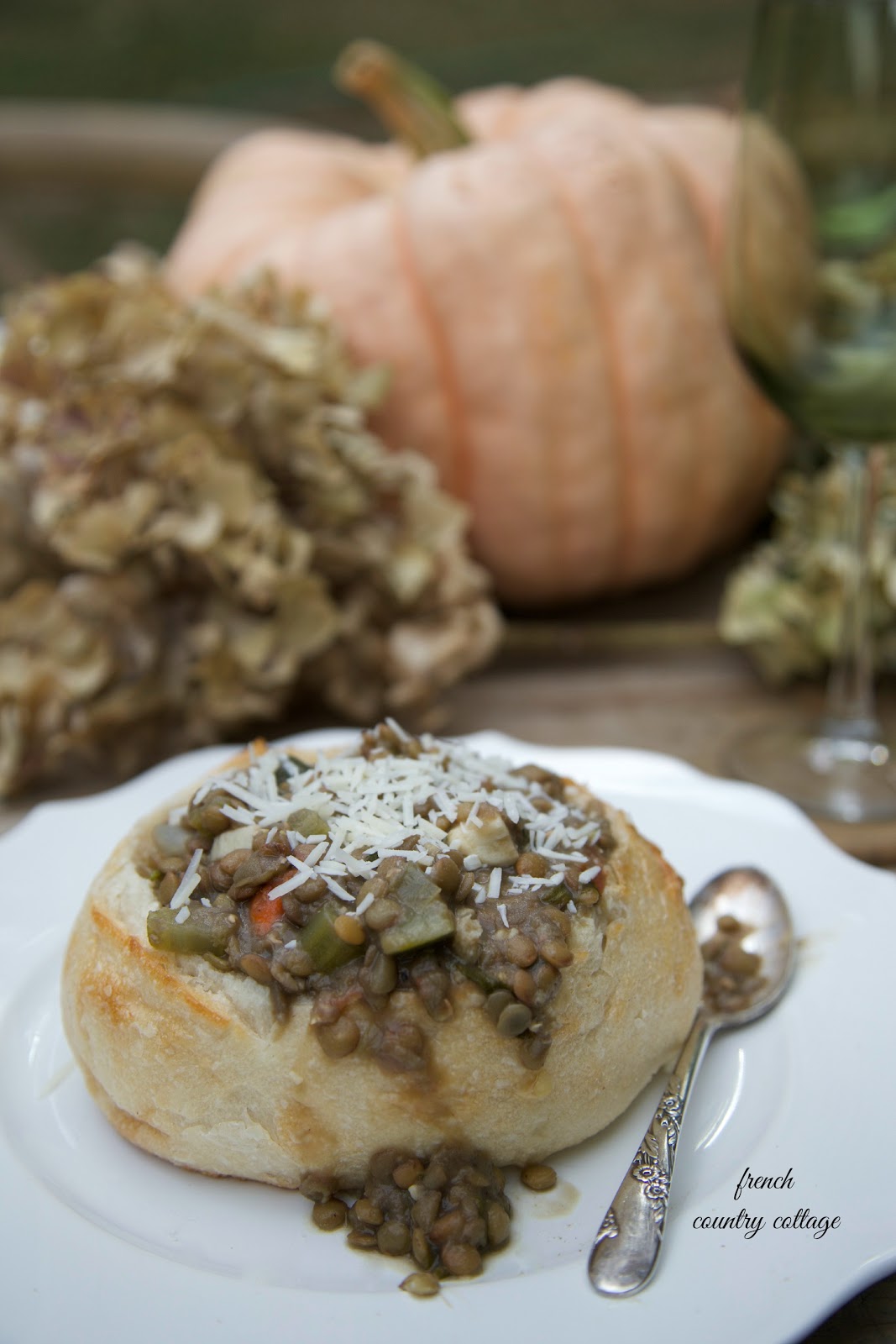 Entertaining Harvest Lentil Soup FRENCH COUNTRY COTTAGE