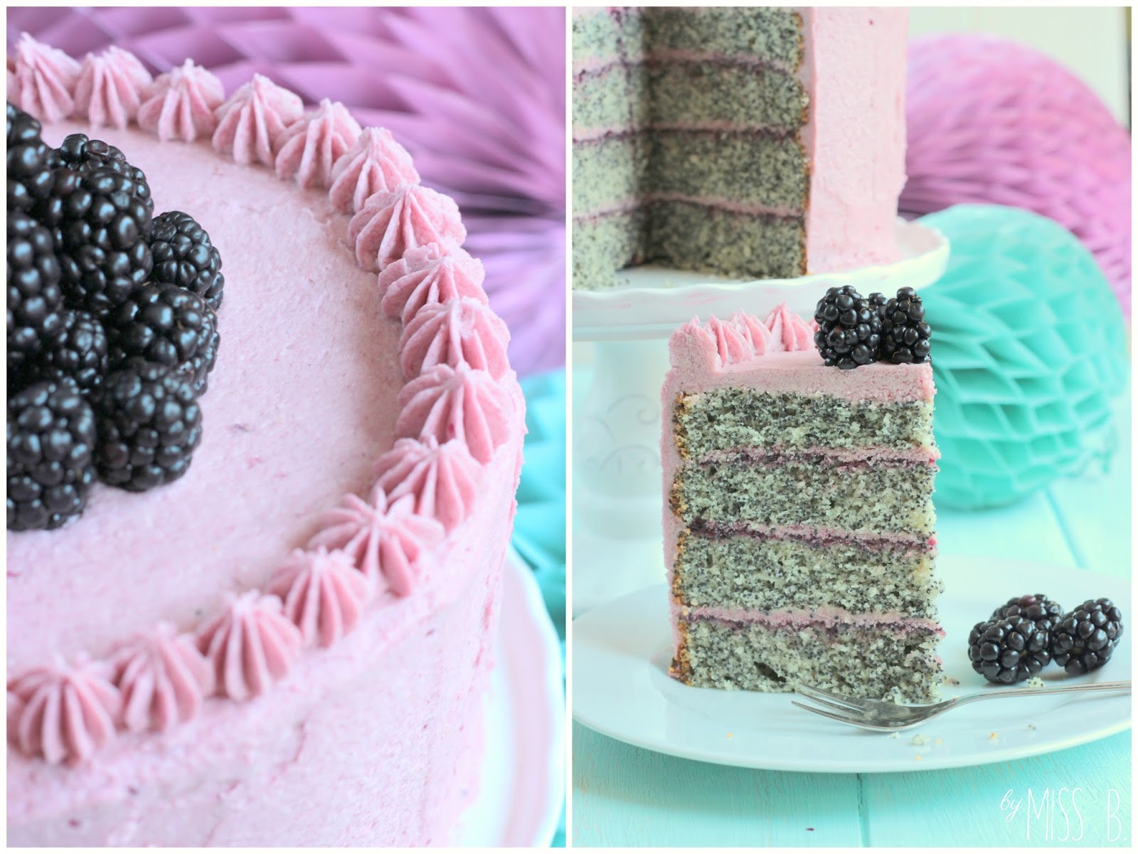 Miss Blueberrymuffin S Kitchen Zauberhafte Brombeer Mohn Torte