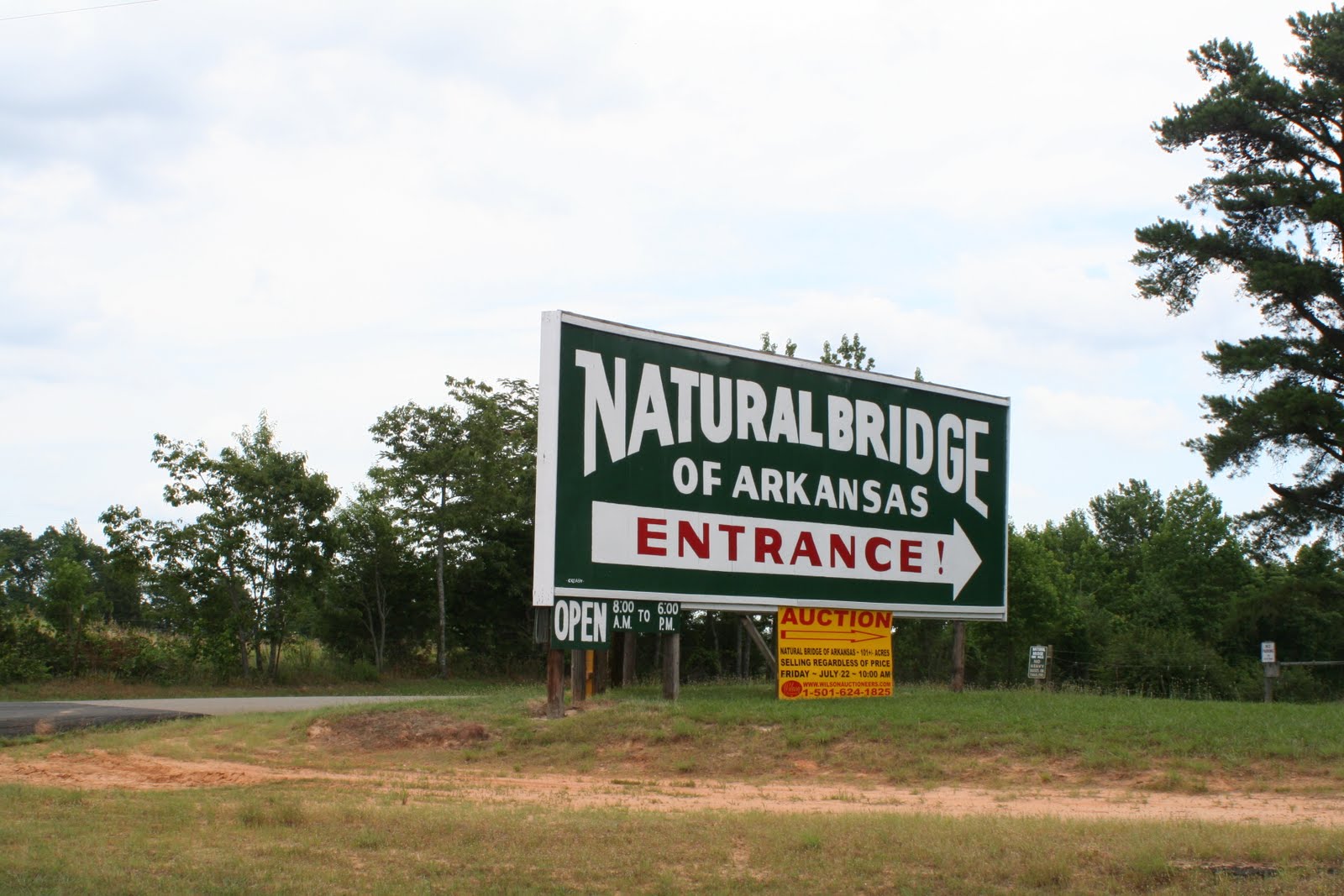 What a Country! Natural Bridge Clinton, Arkansas