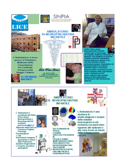 Centro per la Diagnosi e Cura dell'Epilessia in età Pediatrica Dr. Pietro Siclari