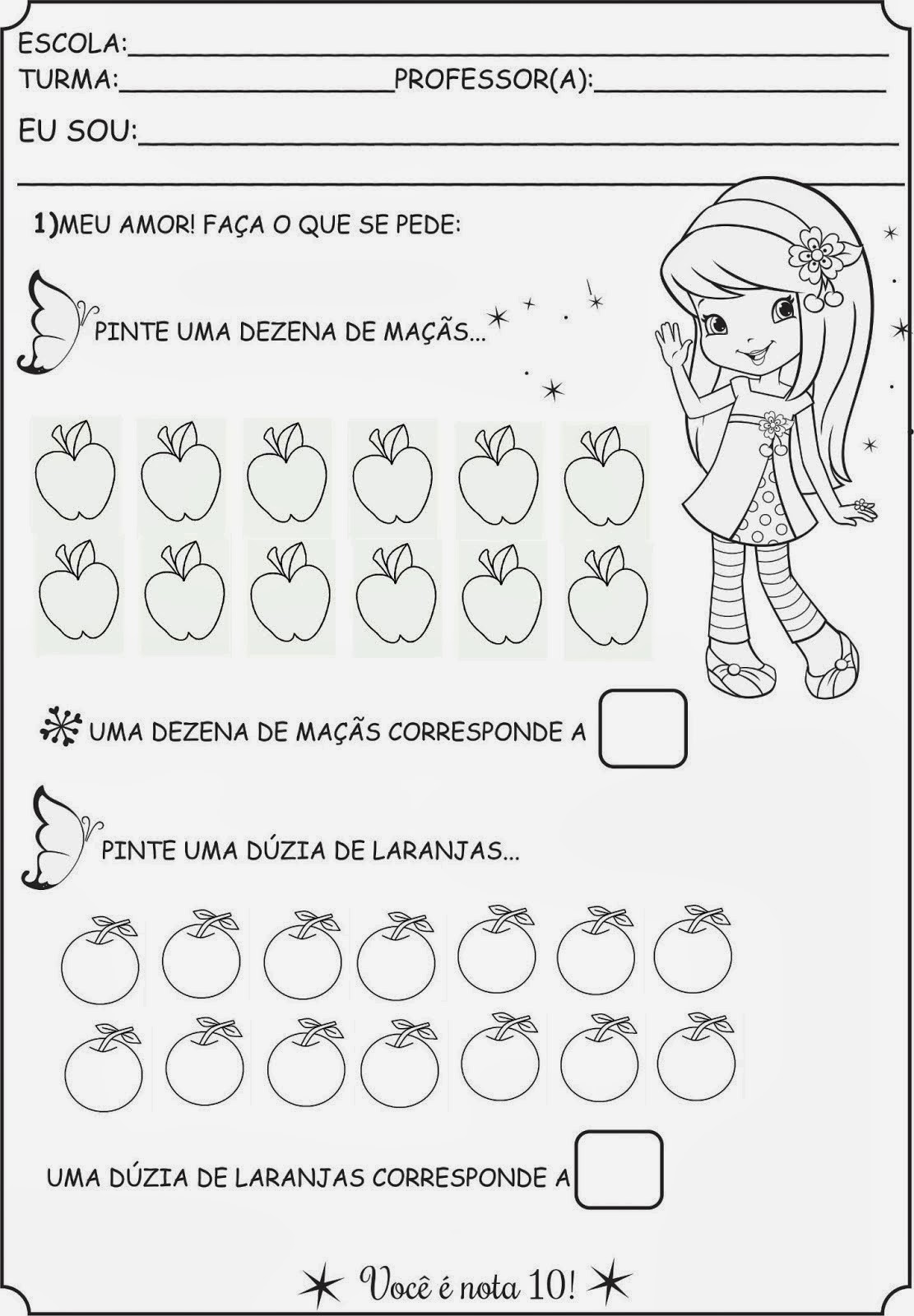 CANTINHO MÁGICO WELL: Dúzia e meia dúzia.