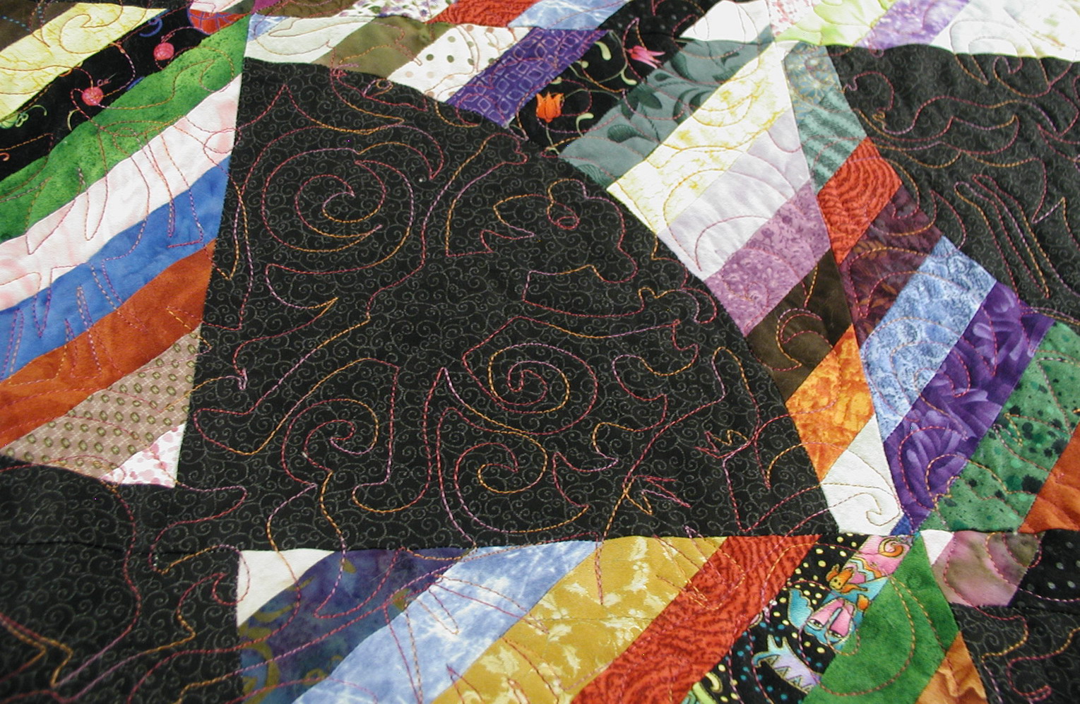 path quilting drunkards strip quilt