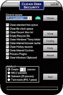 Download Clean Disk Security 8.03 Latest