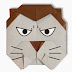 Origami A Werewolf (face) instructions