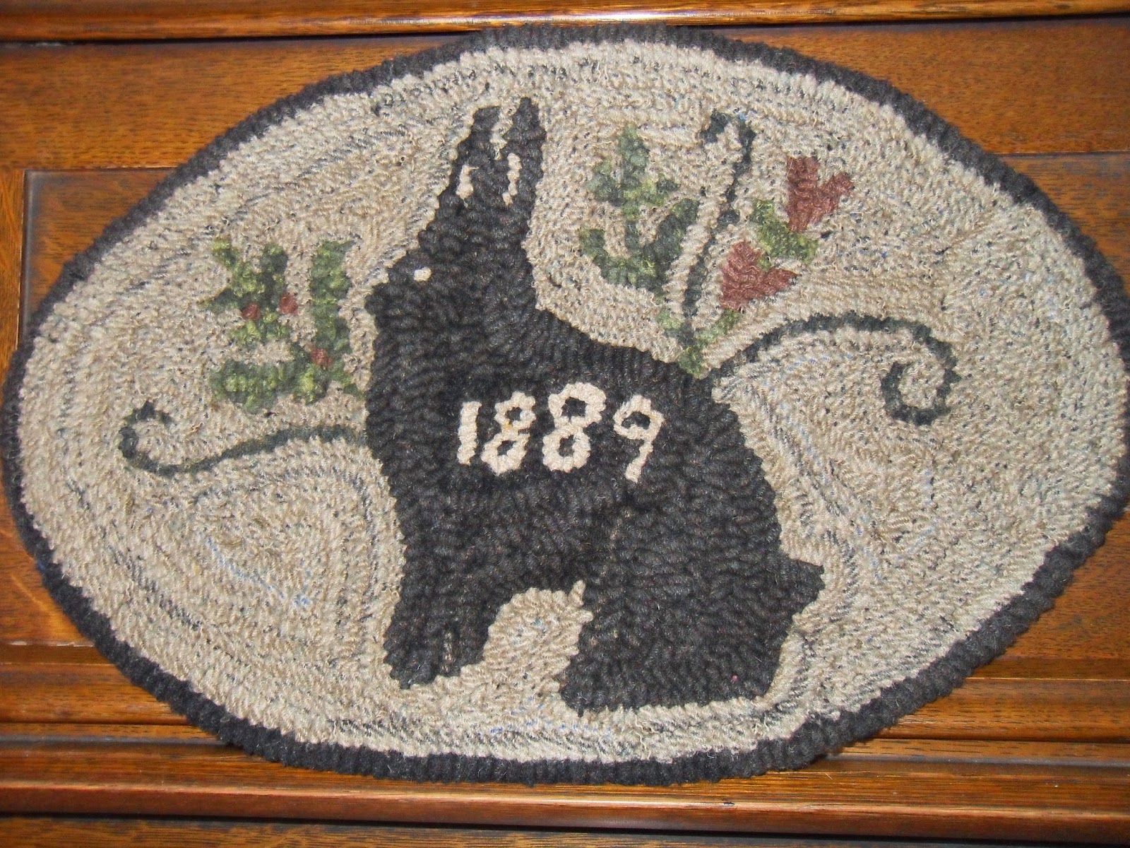 ☆Plumrun Creek☆ Rabbit Rug
