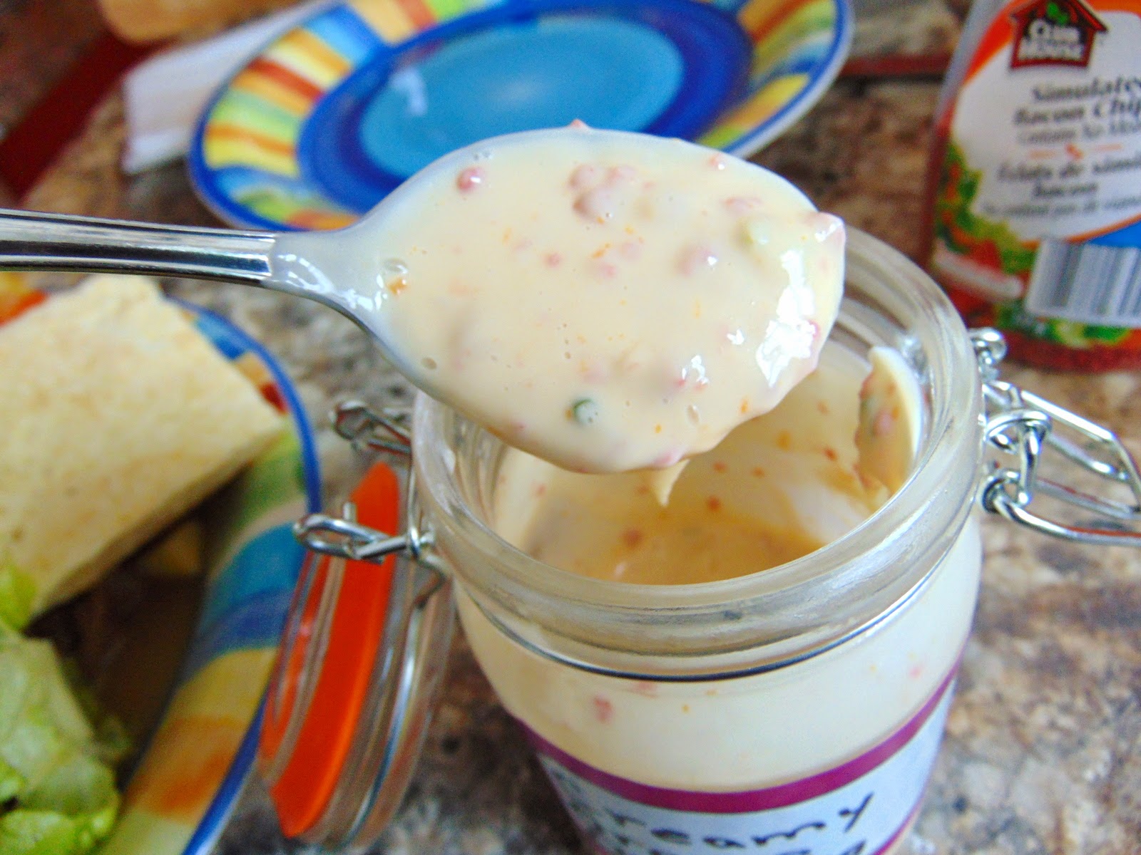 Creamy Orange "Bacon" Salad Dressing