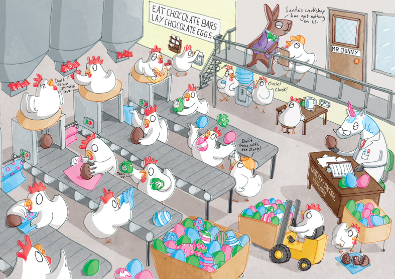 Elys Dolan The Egg Factory