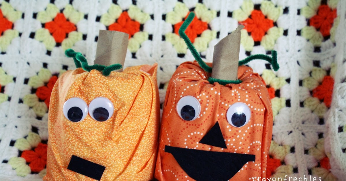 Preschool Crafts for Kids*: Halloween Toilet Paper Roll Pumpkins Craft