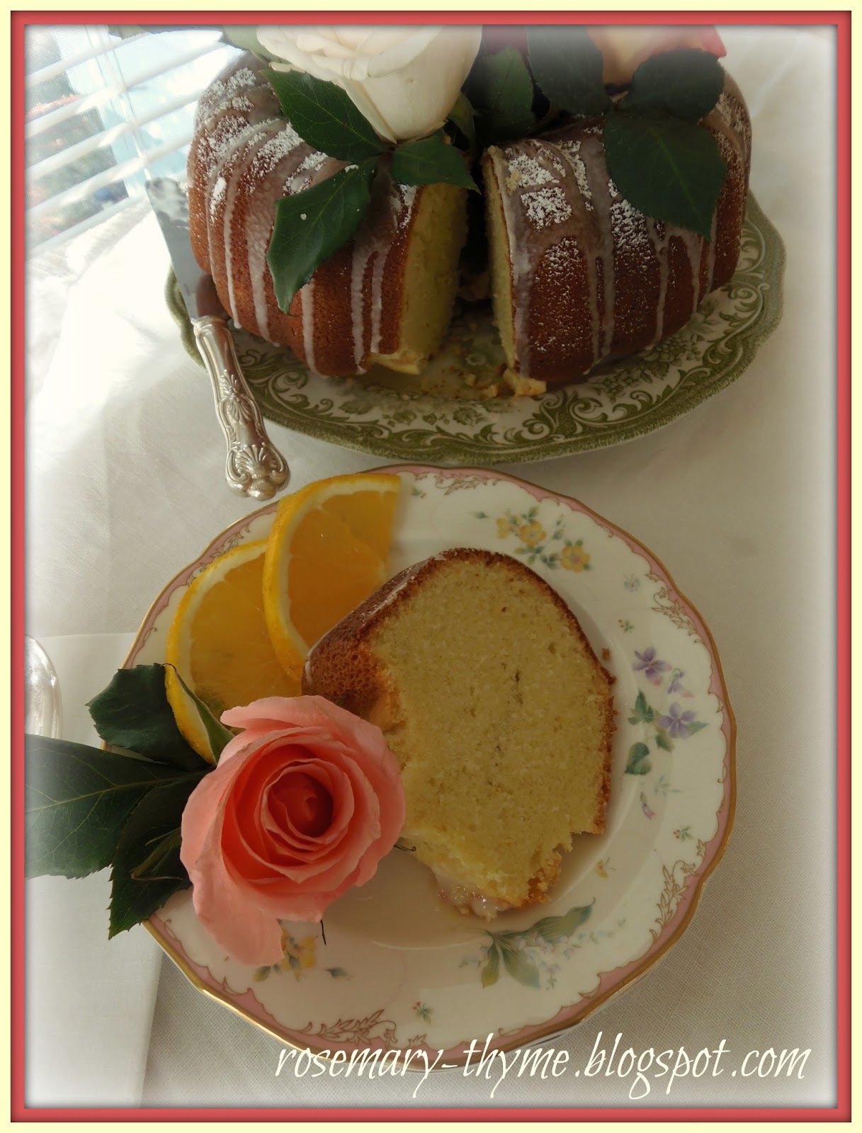 Orange Sour Cream Pound Cake