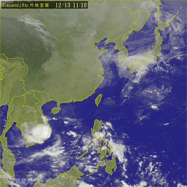 中央氣象局13日表示,今天白天各地為多雲到晴、陽光露臉的天氣,但入冬以來最強冷空氣晚間將報到,大台北地區低溫將降至14度左右。 中央氣象局13日表示,今天白天各地為多雲到晴、陽光露臉的天氣,但入冬以來最強冷空氣晚間將報到,大台北地區低溫將降至14度左右。