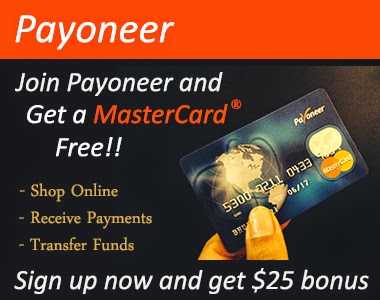 Get Free Your Payoneer Mastercard