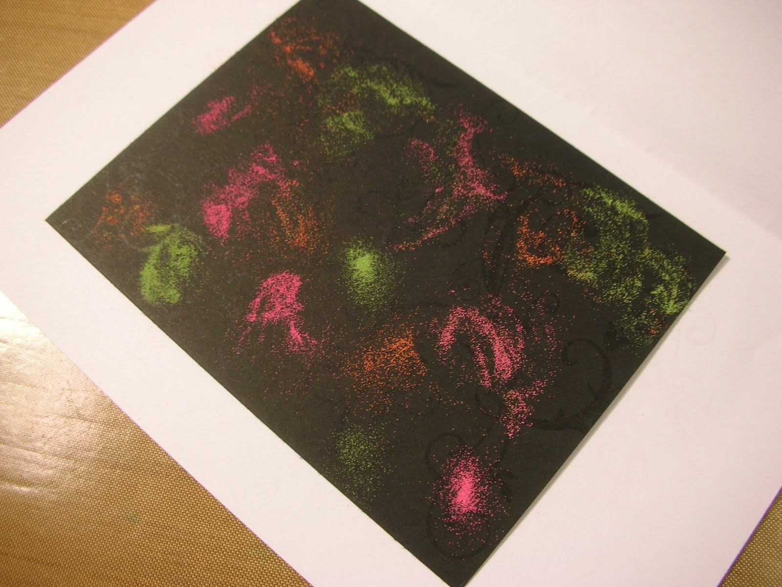 Inking It Up With Cathy Technique Tuesday Abstract Embossing....