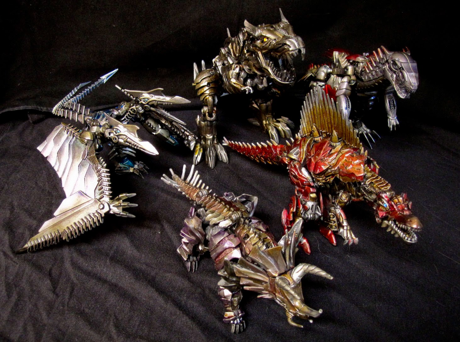 Transformers age of extinction dinobots custom grimlock, scorn, slash