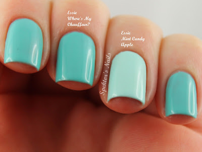 Essie - Where's My Chauffeur? Mint Candy Apple