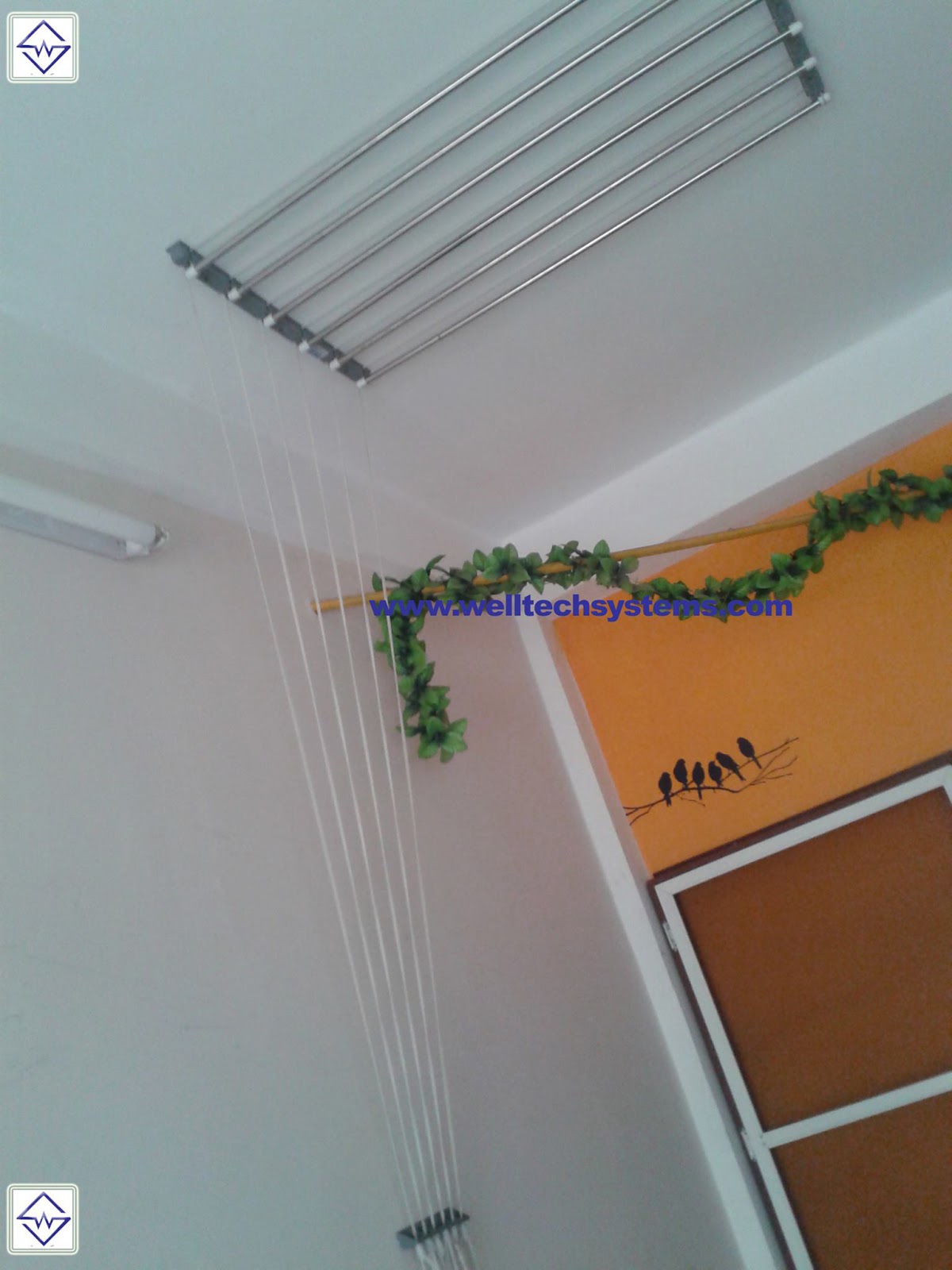 Cloth Drying Hanger Hyderabad India Wall Mounted Cloth