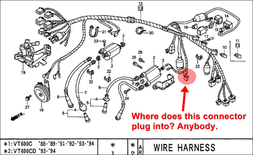 vt 600 94 Electrical question... help needed - Honda Shadow Forums