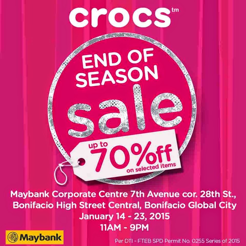 crocs end of season sale