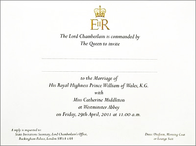 Kate+middleton+and+prince+william+wedding+invitation