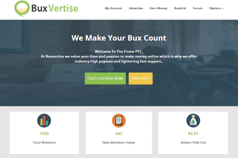 اثبات دفع (الخامس) من العملاقة buxvertise بتاريخ اليوم 10/10/2014 Buxvertise+site