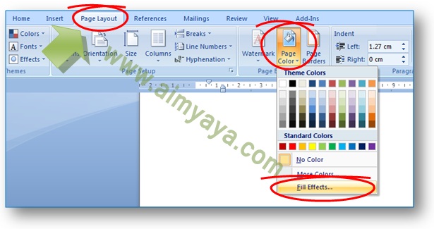 Cara Mudah Menambah Gambar Background Latar Di Microsoft Word Cara Aimyaya Cara Semua Cara