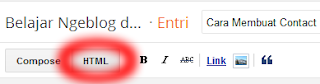Cara Membuat Contact Form di Blog