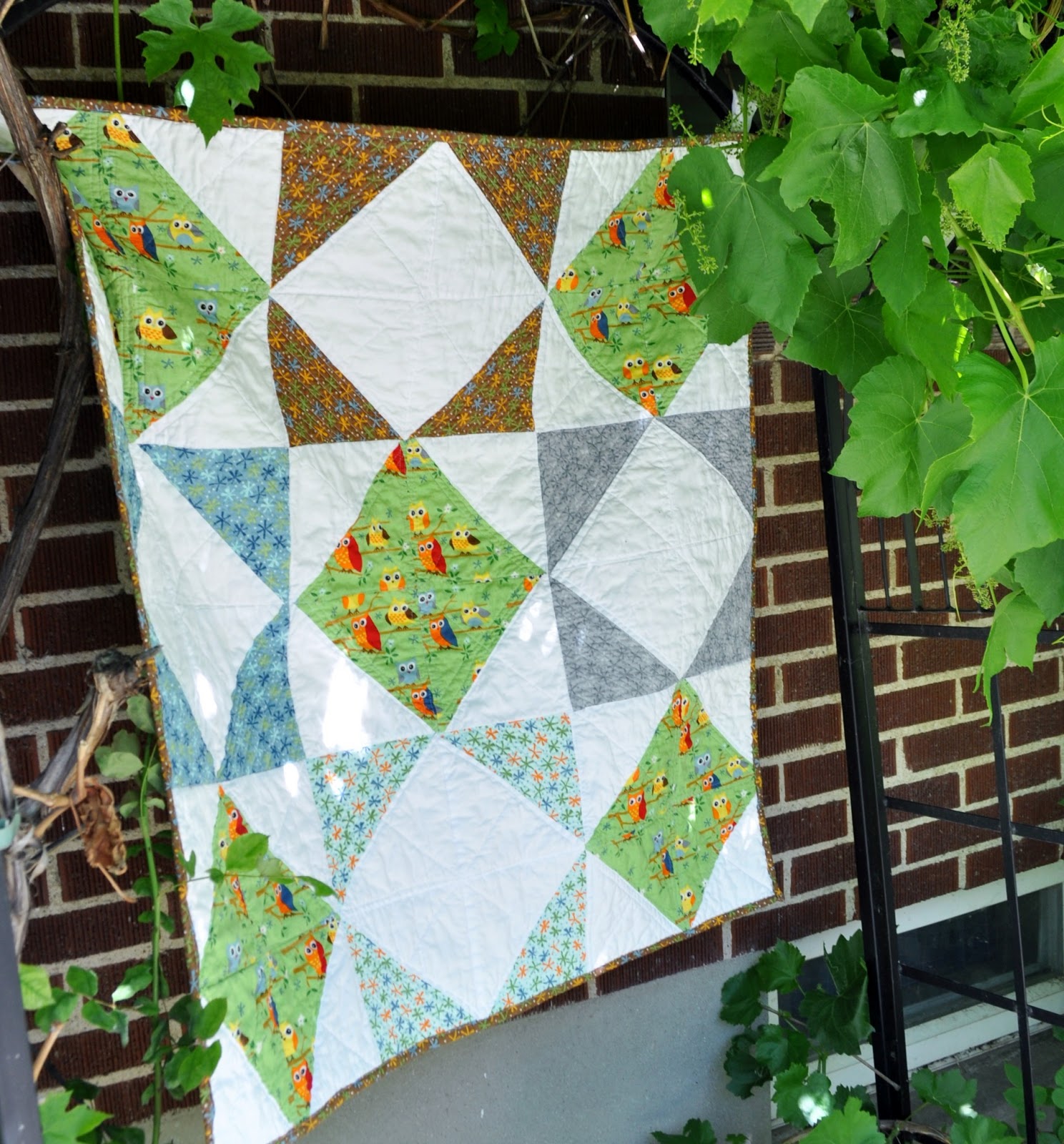 Richard and Tanya Quilts Baby Shower and Practice Quilt