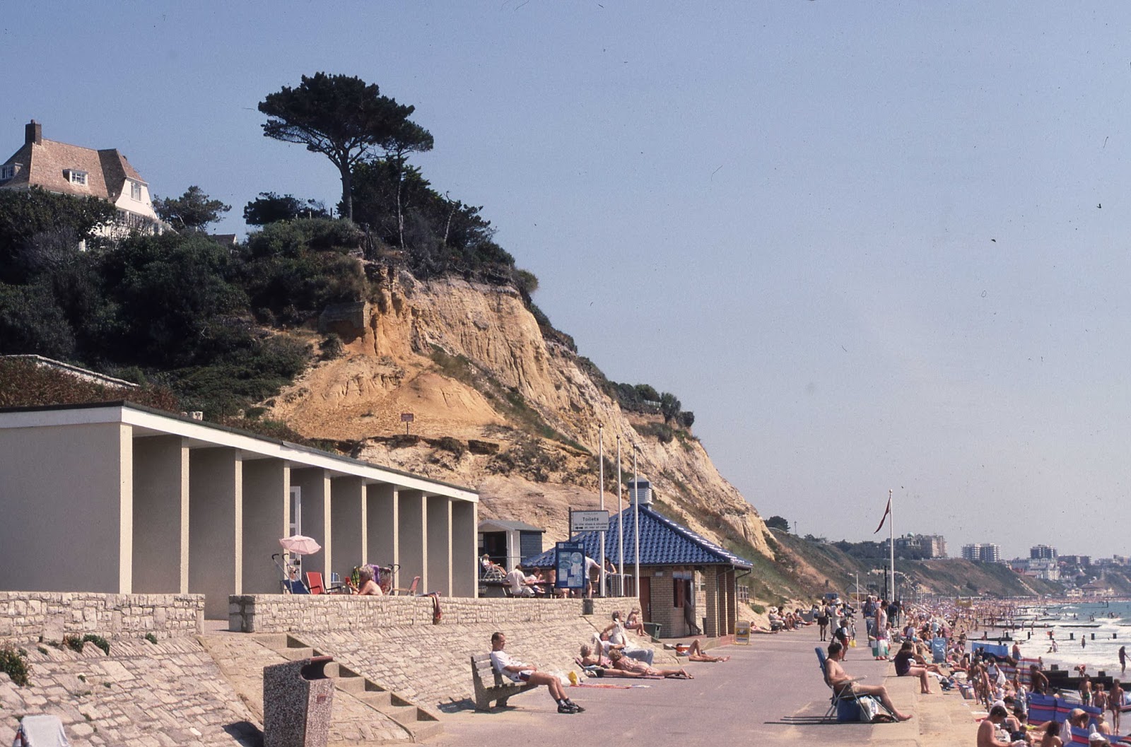 Coast Walking Dorset 25/7/1990 Pier, Bournemouth to Poole