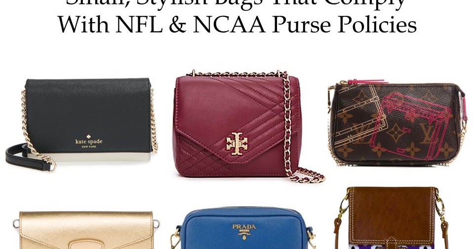 25 NFL & NCAA Purse Policy Approved Bags Gina Miller's Blog Travel