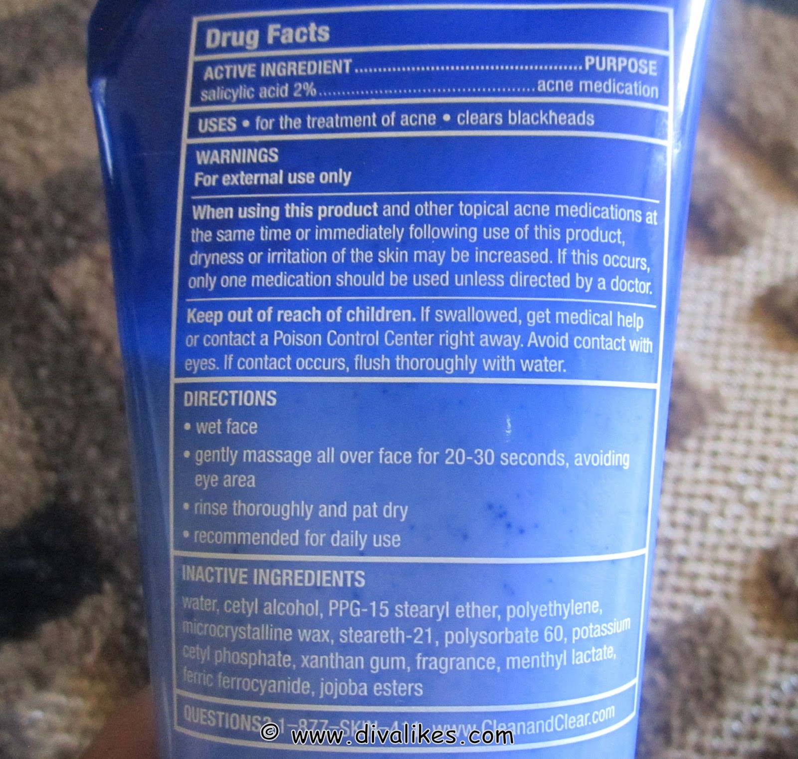 Clean & Clear Blackhead Eraser Scrub Review Diva Likes