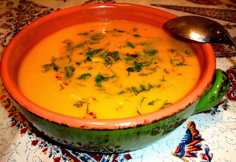 Susan's SavourIt! Butternut Squash Apple Soup with Dill...