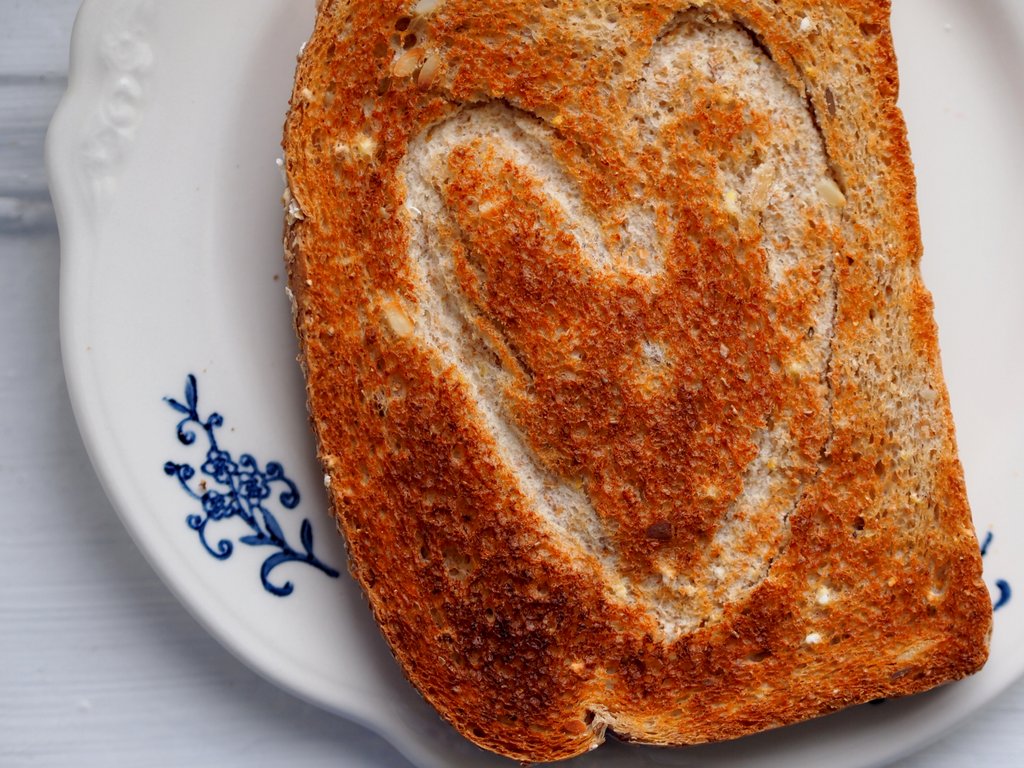 Make you own toast stampers (Three ways to write on toast) Pink