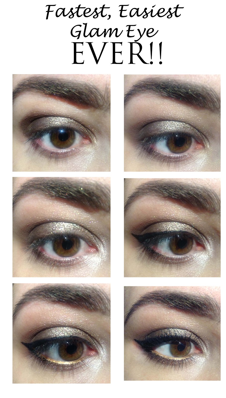 Fastest Easiest Glam Eye Look Ever!! Makeup & Beauty Tips, Tricks Tutorials & ReviewsMakeup