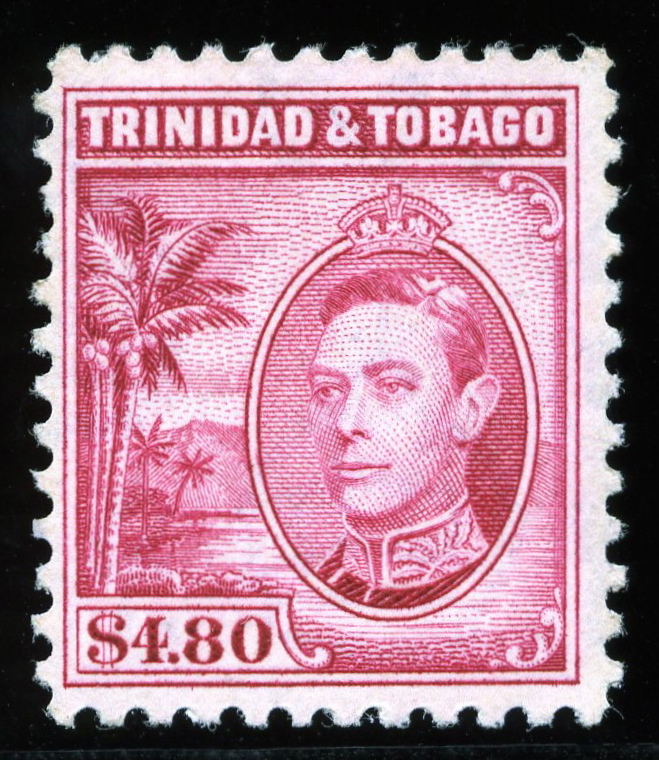 King VI Postage Stamps Trinidad and Tobago Stamps 1937 1951
